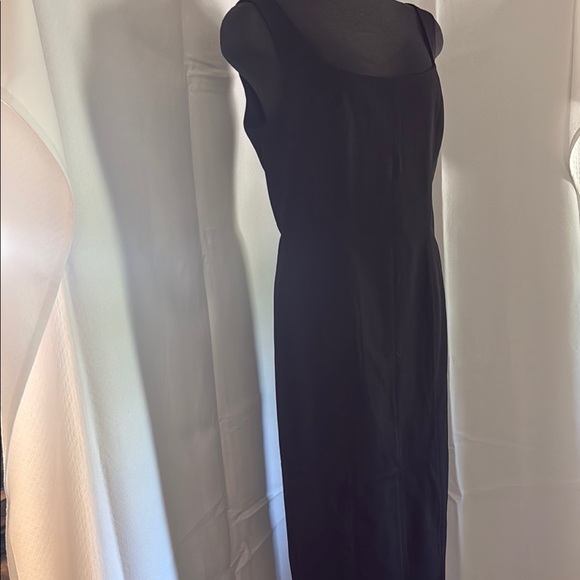 Christian Lacroix Little Black Dress. Lined form fit elastane stretch. Medium. - Picture 3 of 16